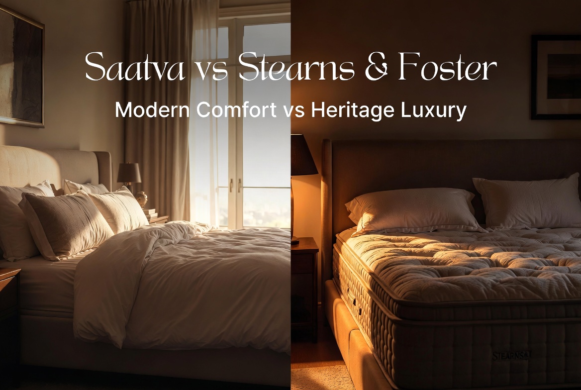 Two premium innerspring mattresses with similar feels. The gap isn't in the coils — it's in the trial length, the delivery terms, and the price.